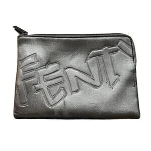 FENTY Black Zippered Cosmetics Pouch